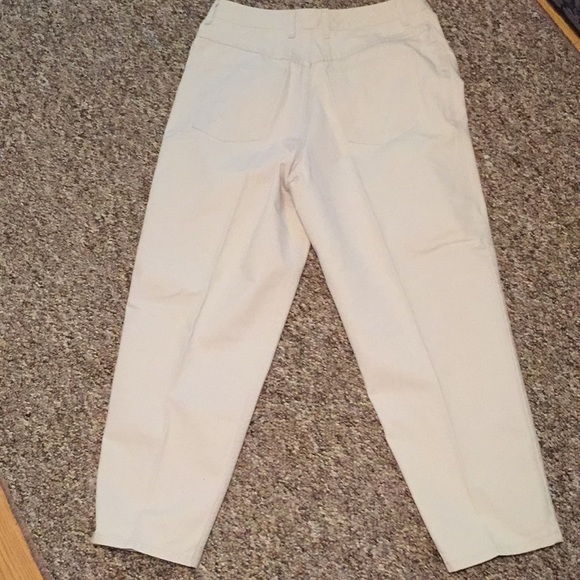 Nice stone color Talbots 12 pleated front Jeans - Picture 2 of 6